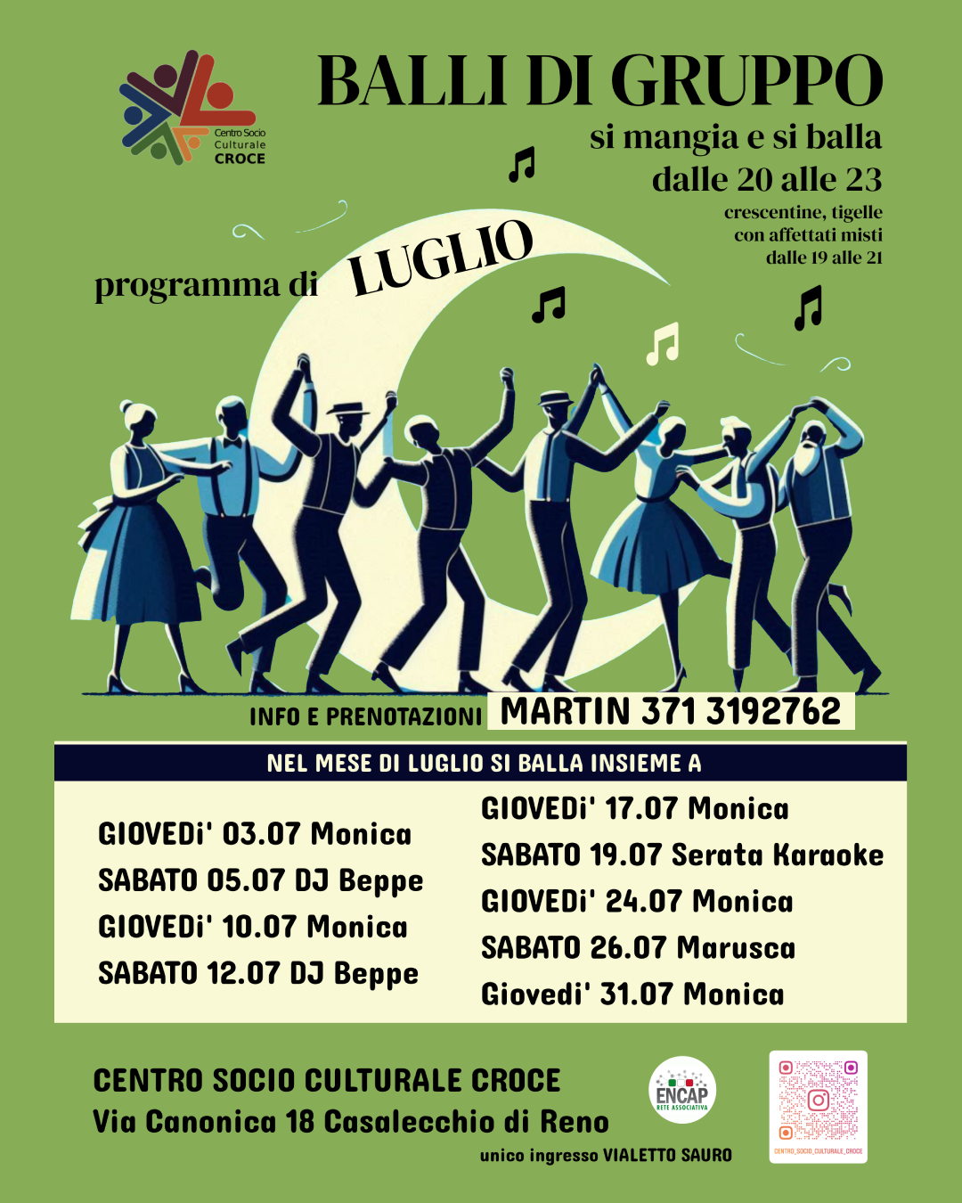 SERATE DI BALLO LUGLIO
