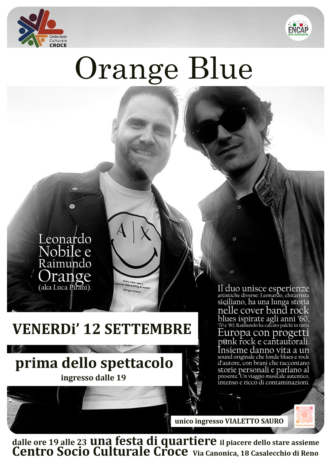 orange blue