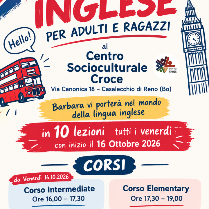 Corso di Inglese per adulti e ragazzi