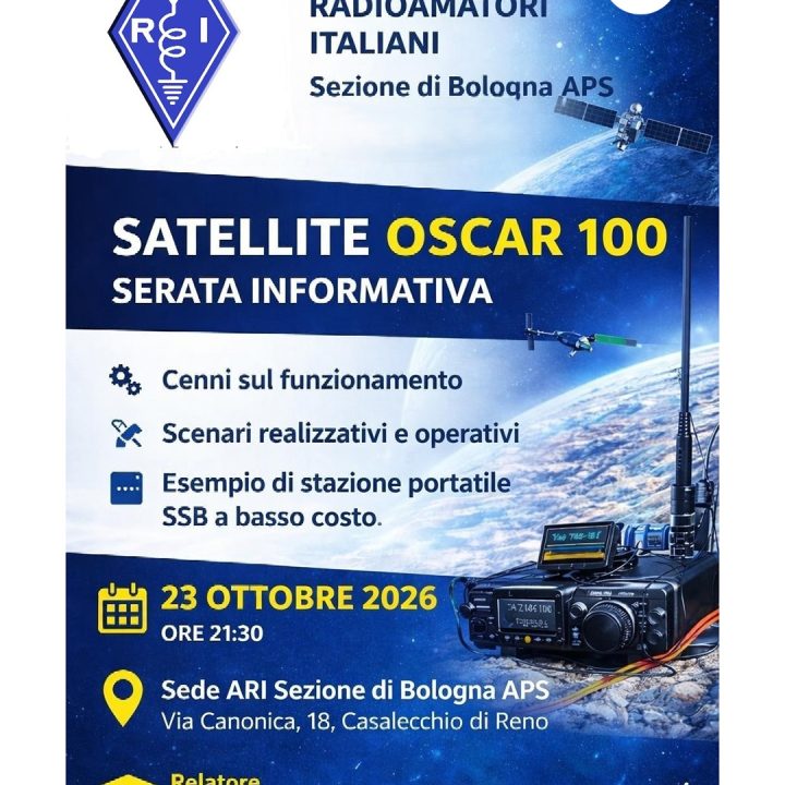 Satellite OSCAR 100: la radio arriva nello spazio