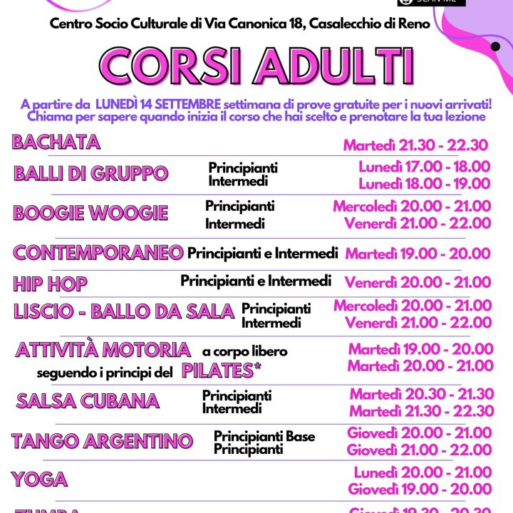 Winning Dance Studio – corsi per adulti